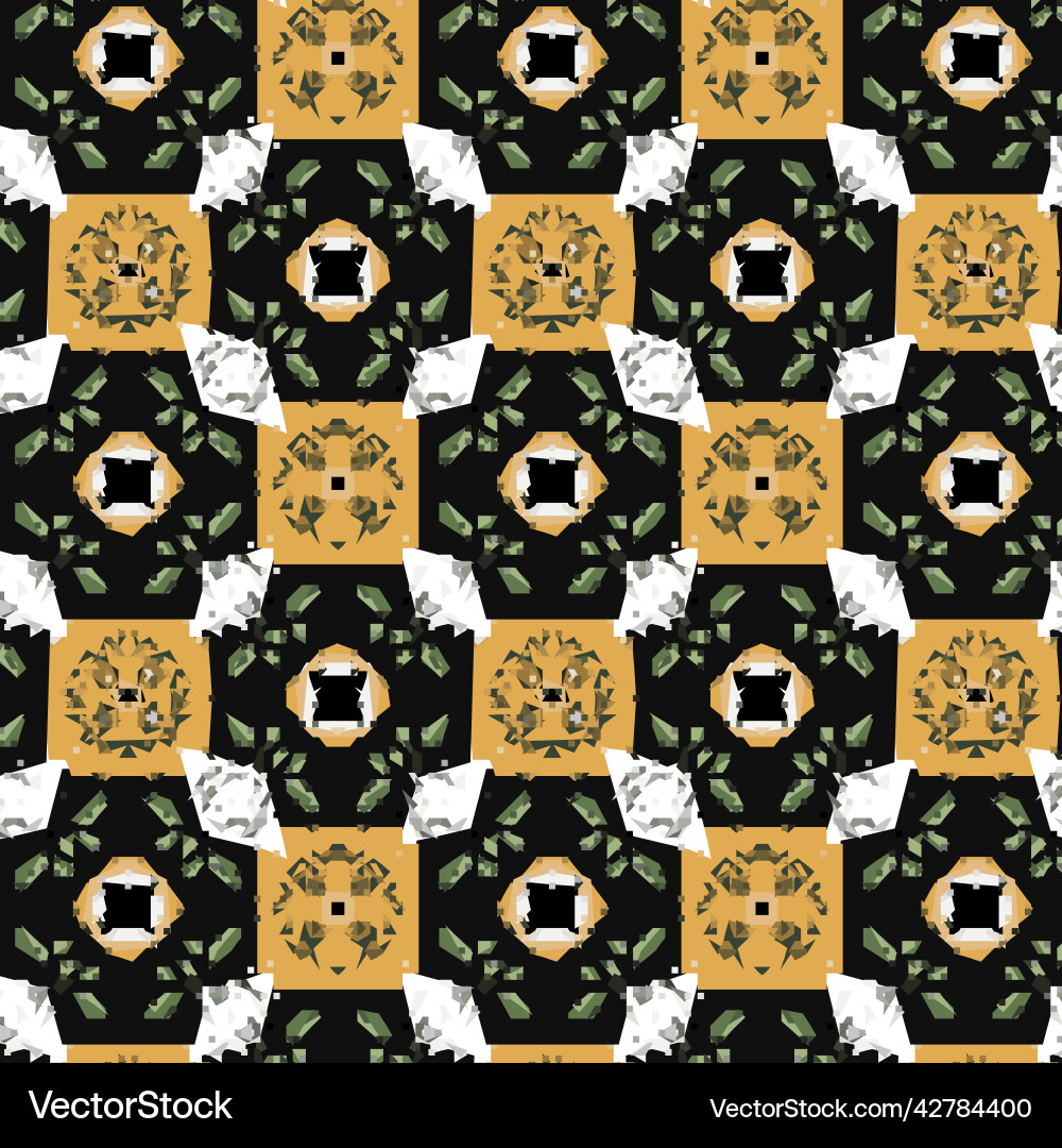 Seamless retro pattern made Seamless retro pattern made vector image