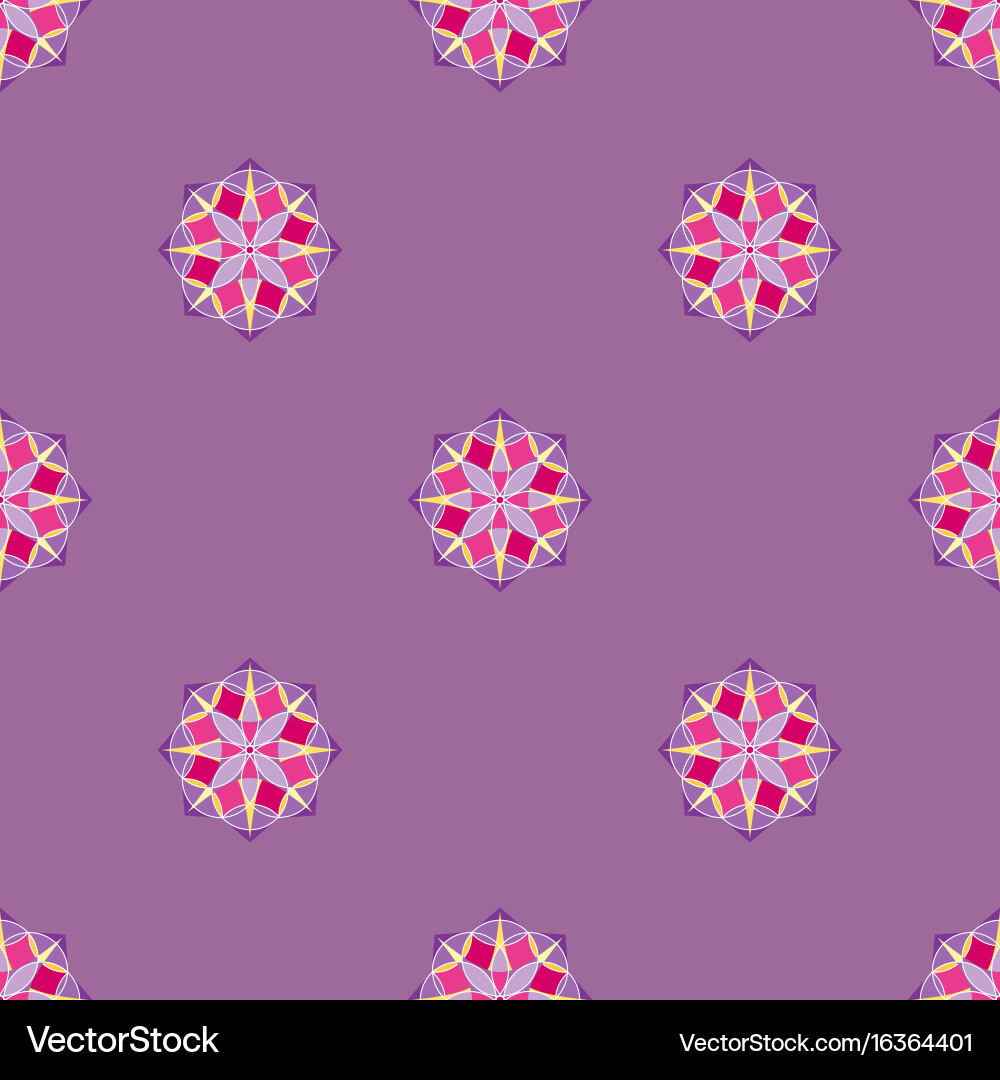 Abstract triangular polygonal shape kaleidoscope vector image