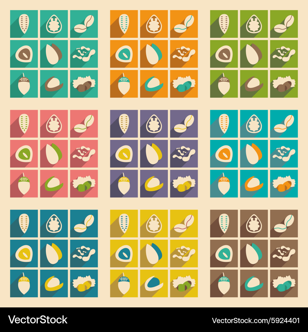 Flat with shadow concept and mobile application vector image