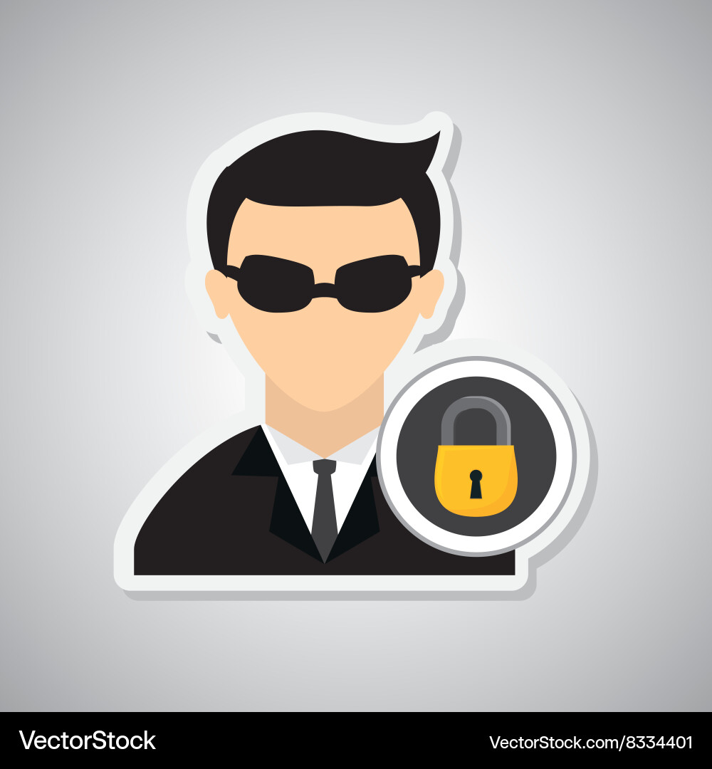 Hacker icon design vector image