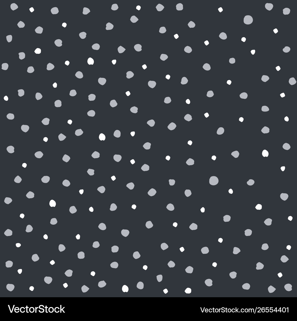 Hand drawn winter seamless patterns with snowflake Hand drawn winter seamless patterns with snowflake vector image
