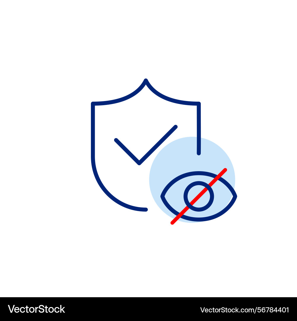 Icon of security shield with checkmark Vector Image