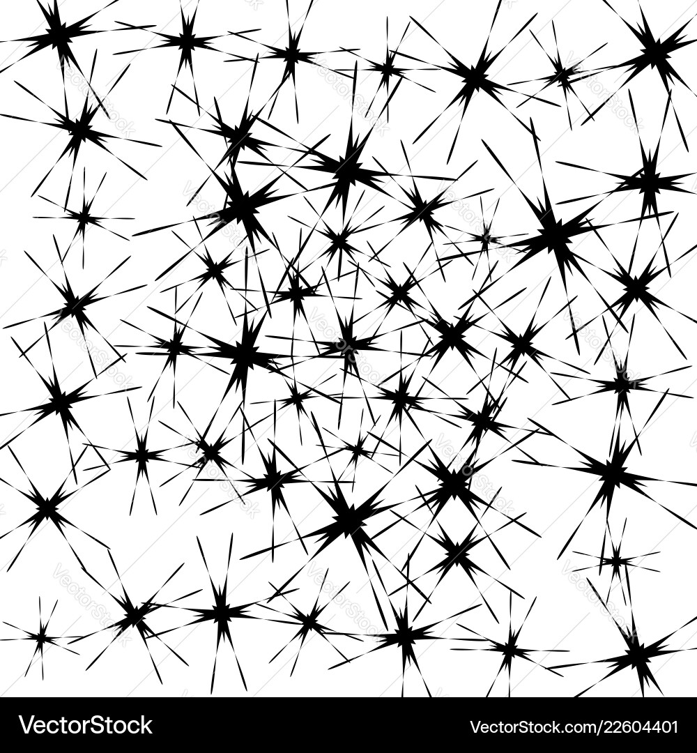 Pattern with random shapes abstract geometric vector image