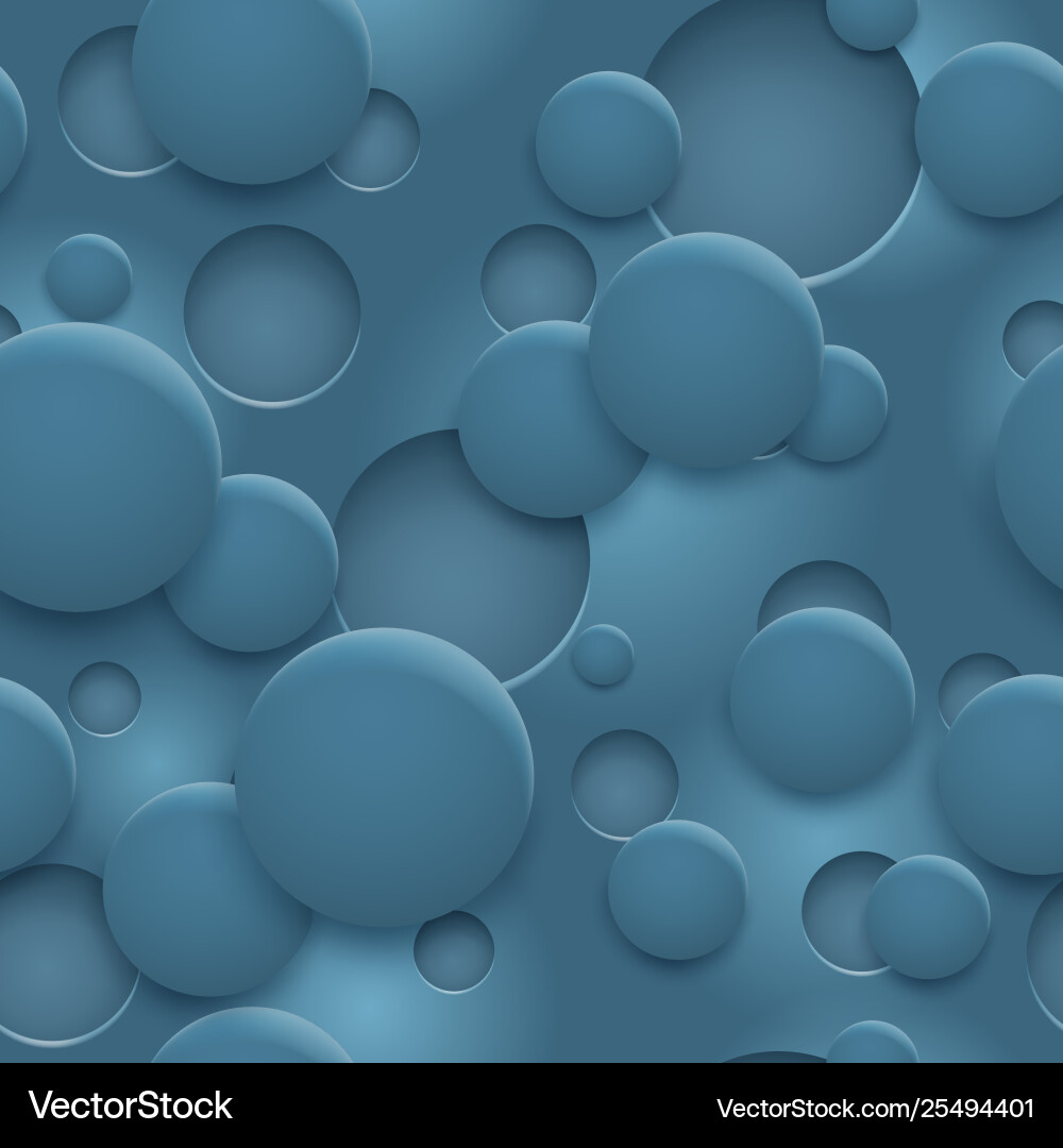 Seamless pattern holes and circles with shadows Seamless pattern holes and circles with shadows vector image