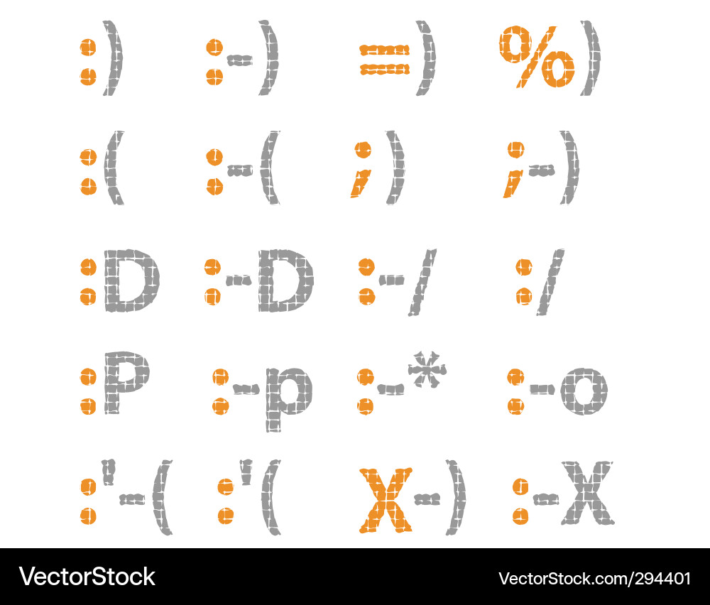 Smiling Faces Collection Vector Image
