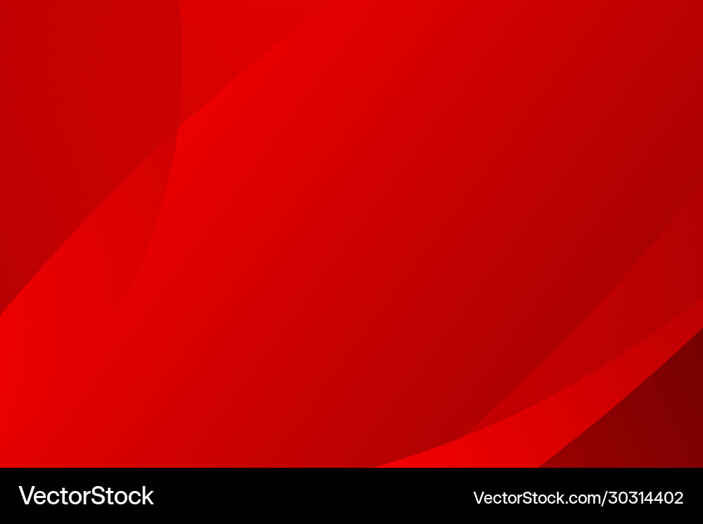 Abstract elegant red wave gradient background Vector Image