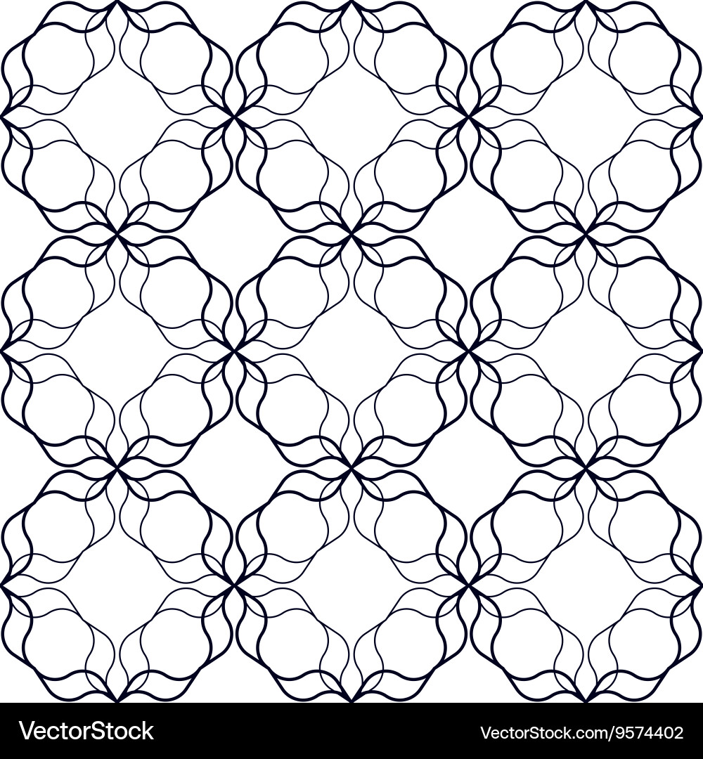 Art deco linear pattern Vector Image