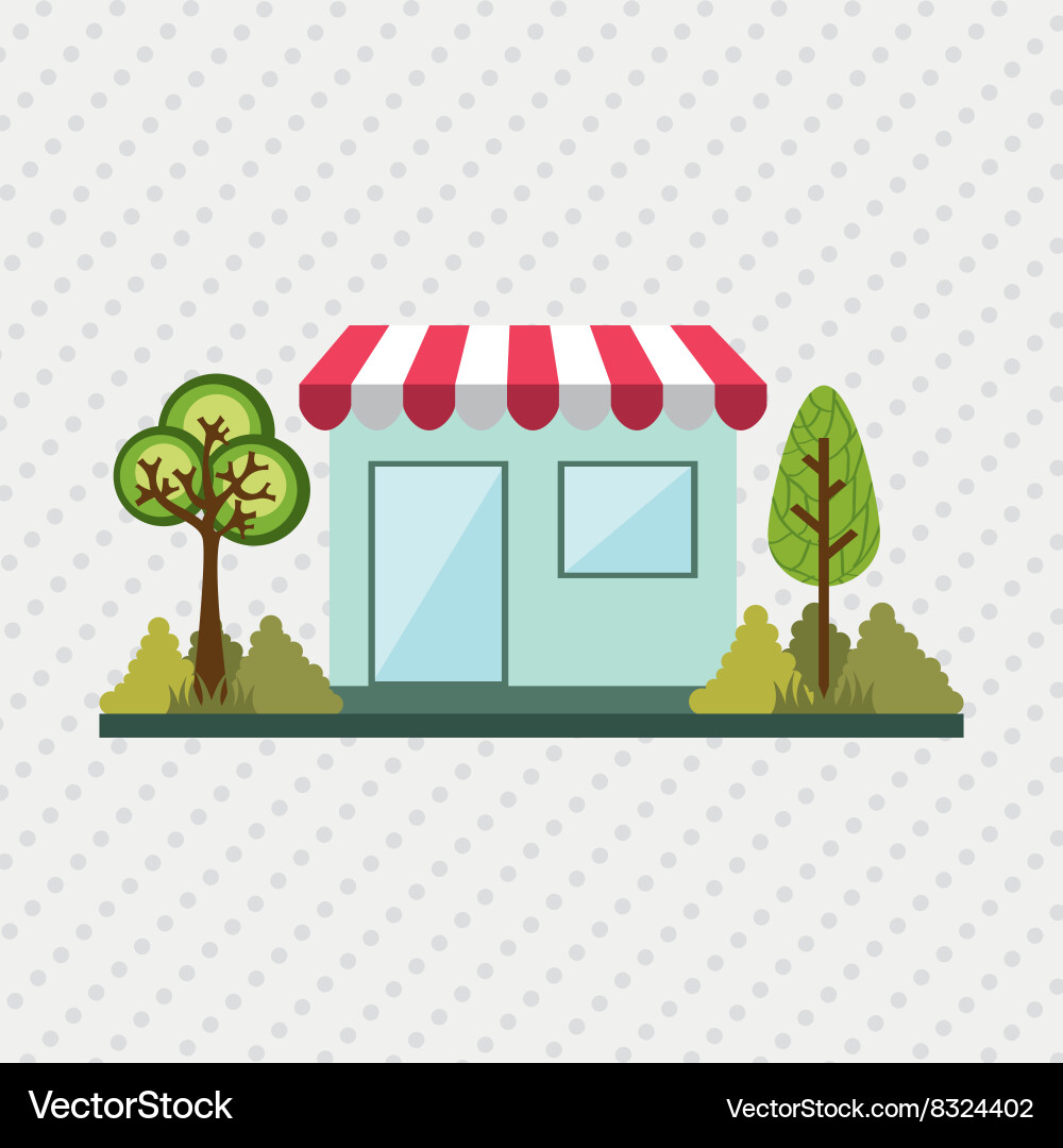 Building front design Vector Image