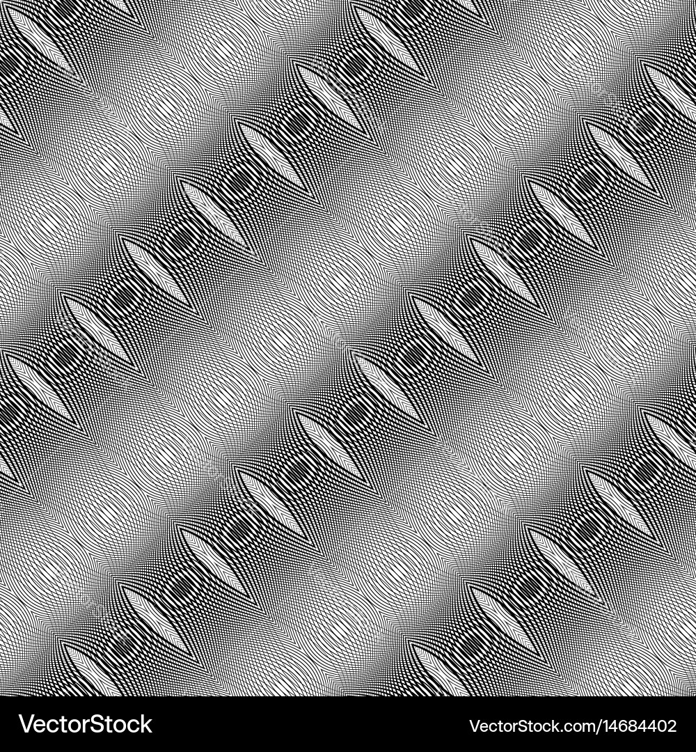 Design seamless monochrome lines textured pattern Vector Image