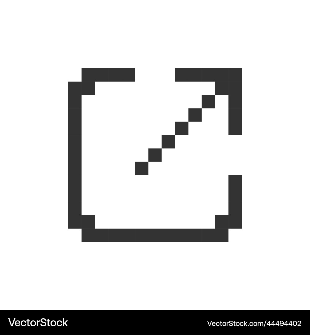Größe des Pixels Größe des Pixels vektorbild