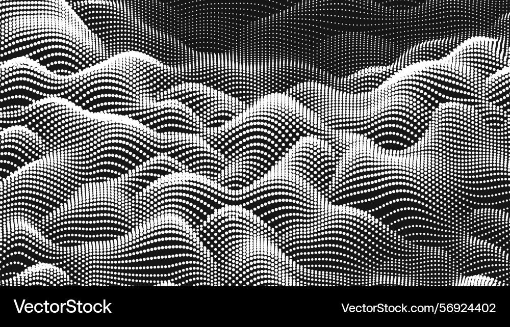 Point wave noise texture abstract dot background Point wave noise texture abstract dot background vector image