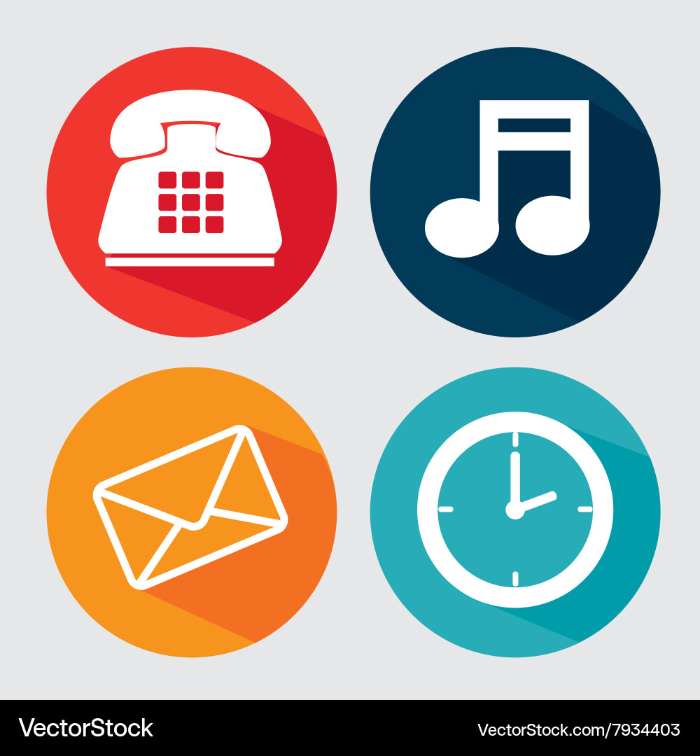 Applications menu design Vector Image