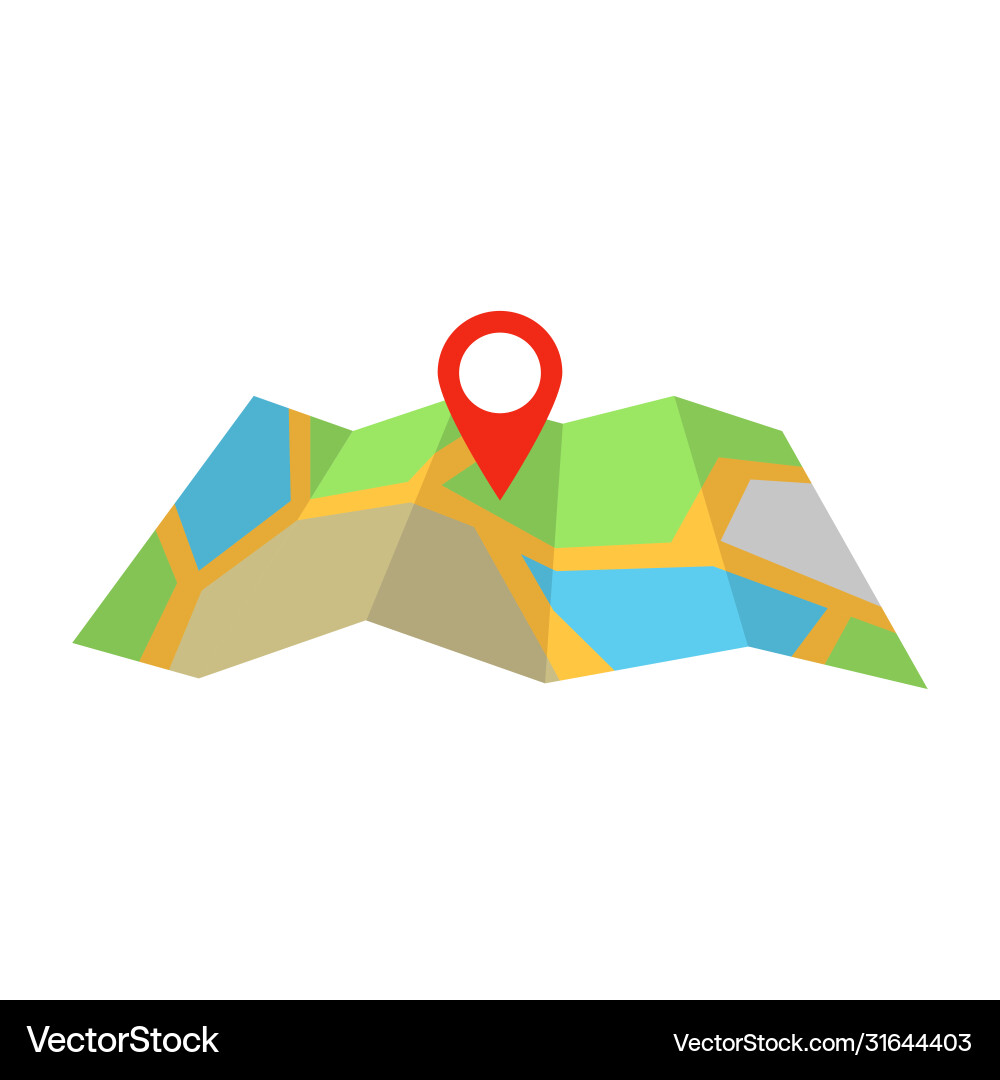 Arrow pointer mark icon vector image