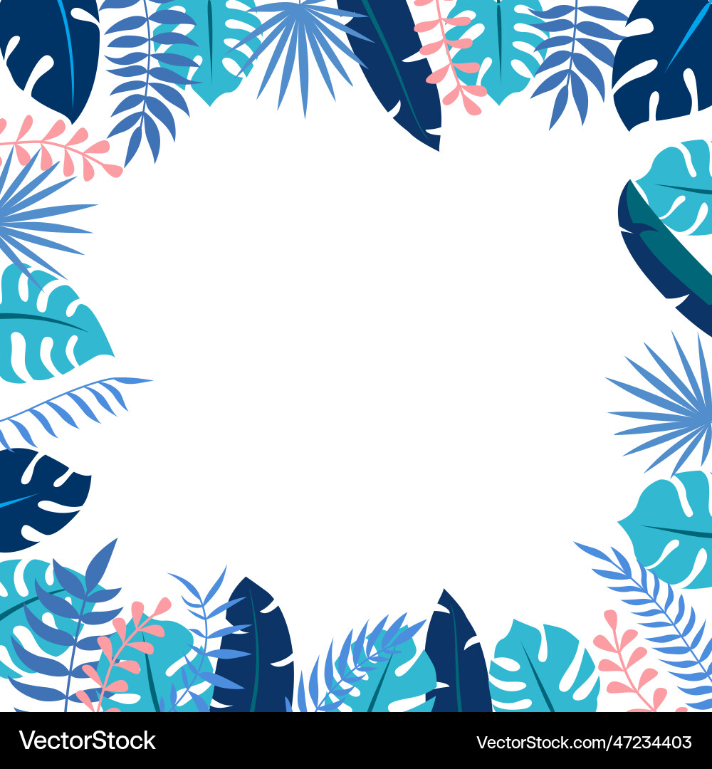 Banner with empty space for text summer design Vector Image