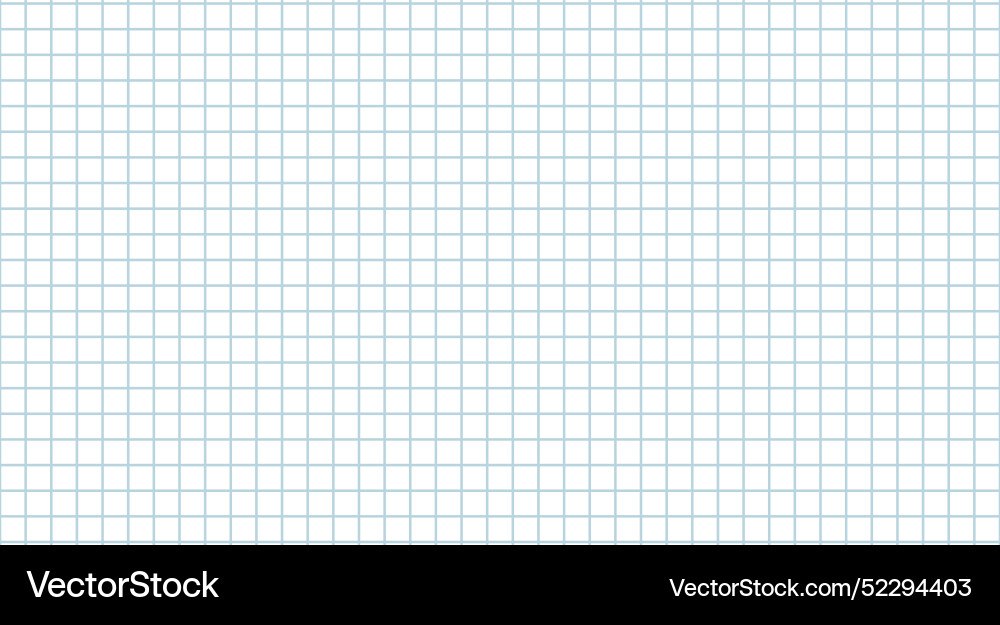 Blue lined paper background math notebook grid Blue lined paper background math notebook grid vector image