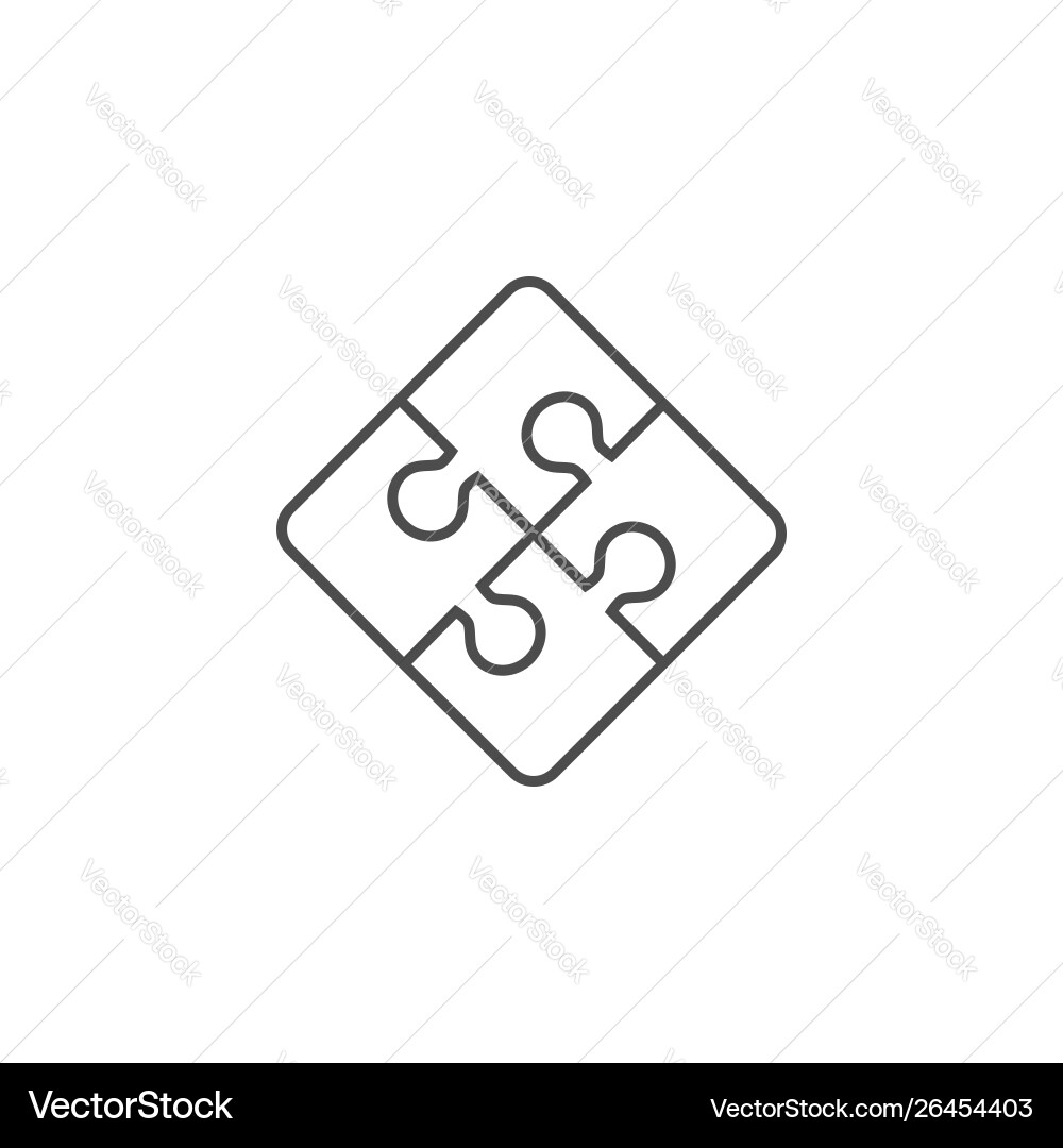 Global solution line icon Vector Image