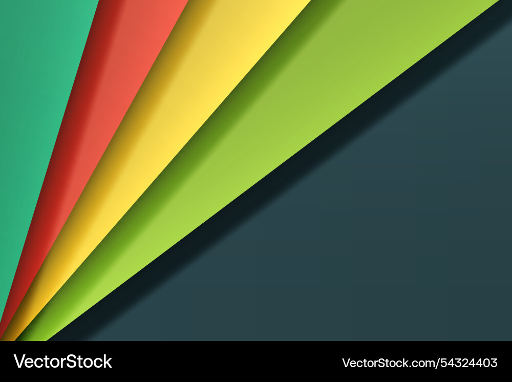 Modern abstract design with color layers Modern abstract design with color layers vector image