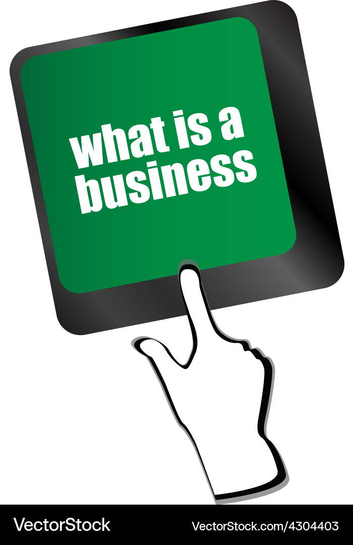 What is business button on computer keyboard key Vector Image