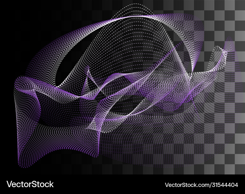 Abstract design element purple color effect Vector Image