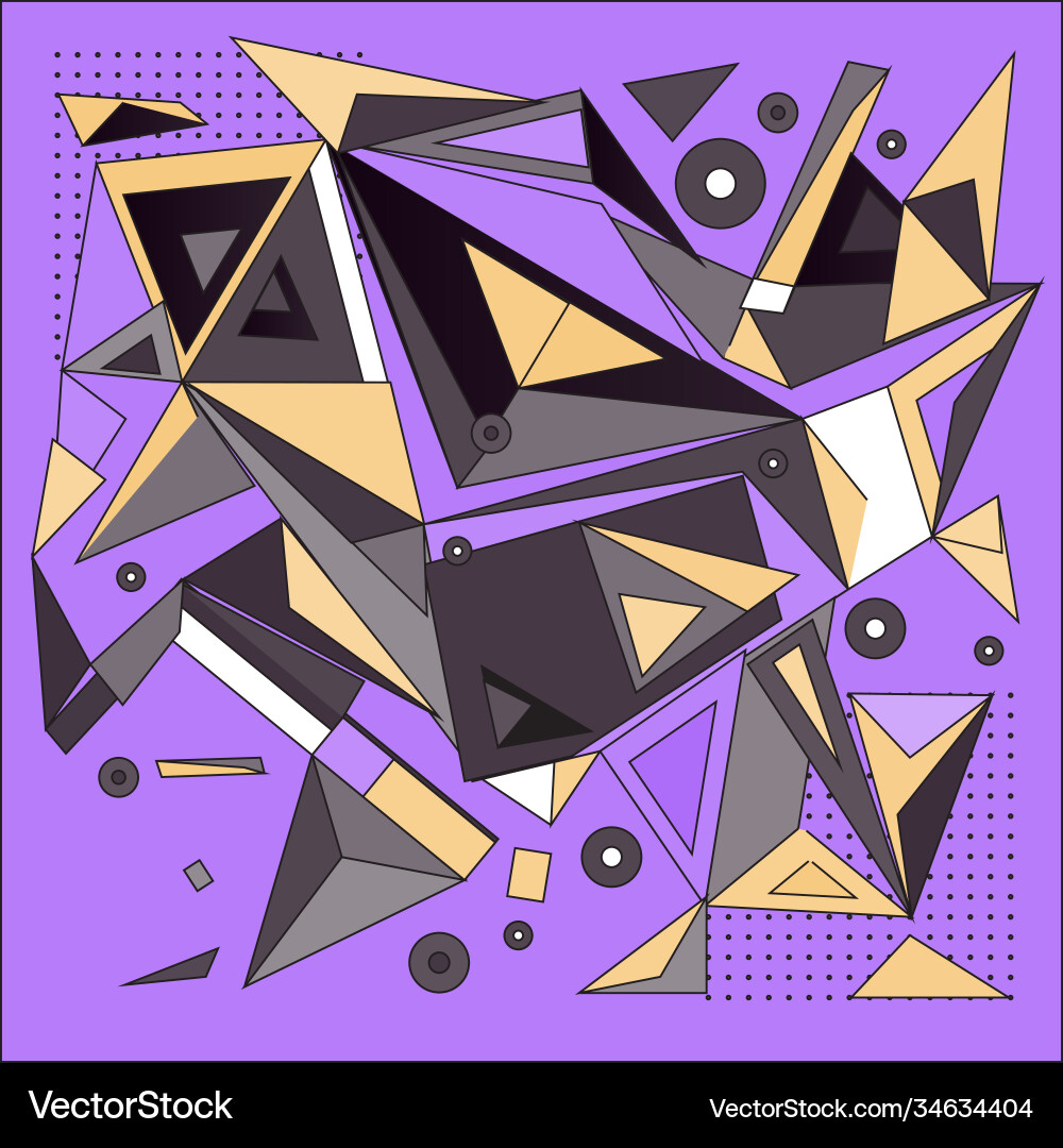 Abstract modern triangles background pattern Abstract modern triangles background pattern Vector Image