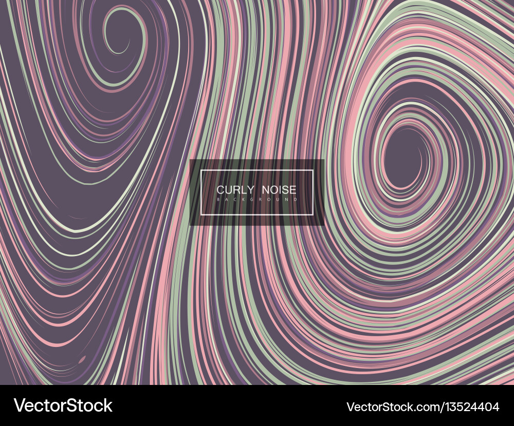 Abstract Swirls & Curls Background Vector Image