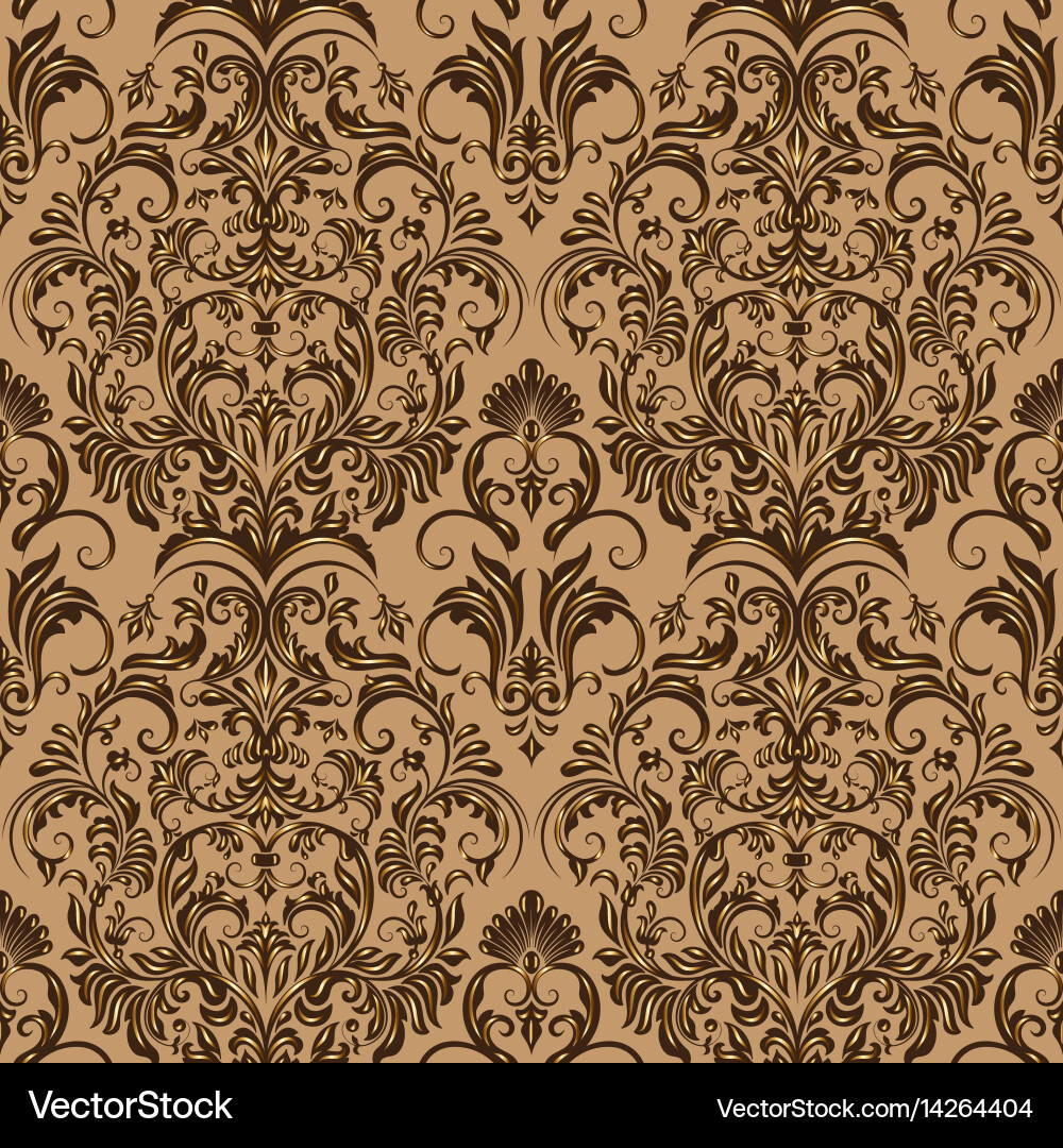 Elegant Damask Pattern vector image
