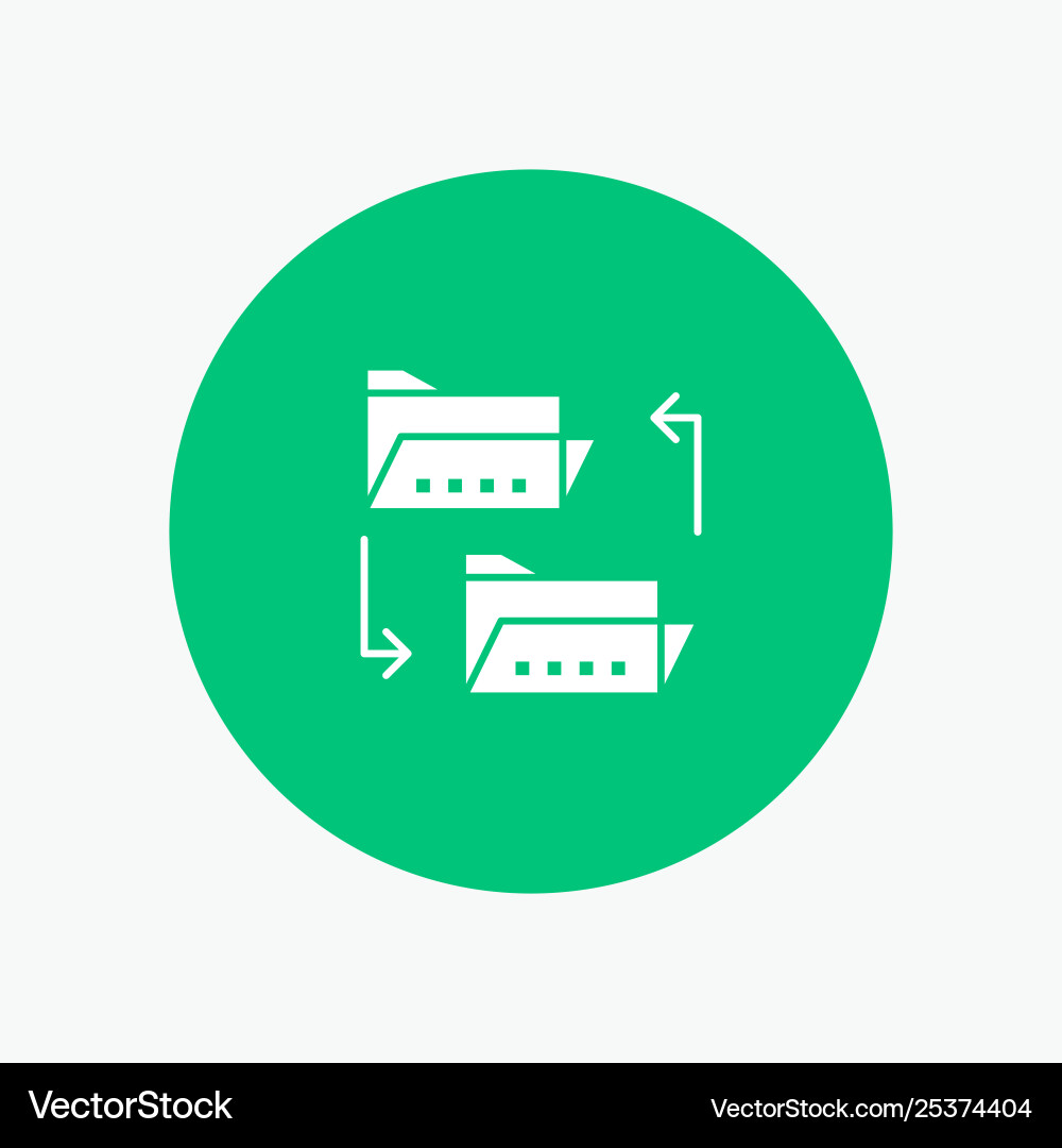 Folder document file sharing Vector Image