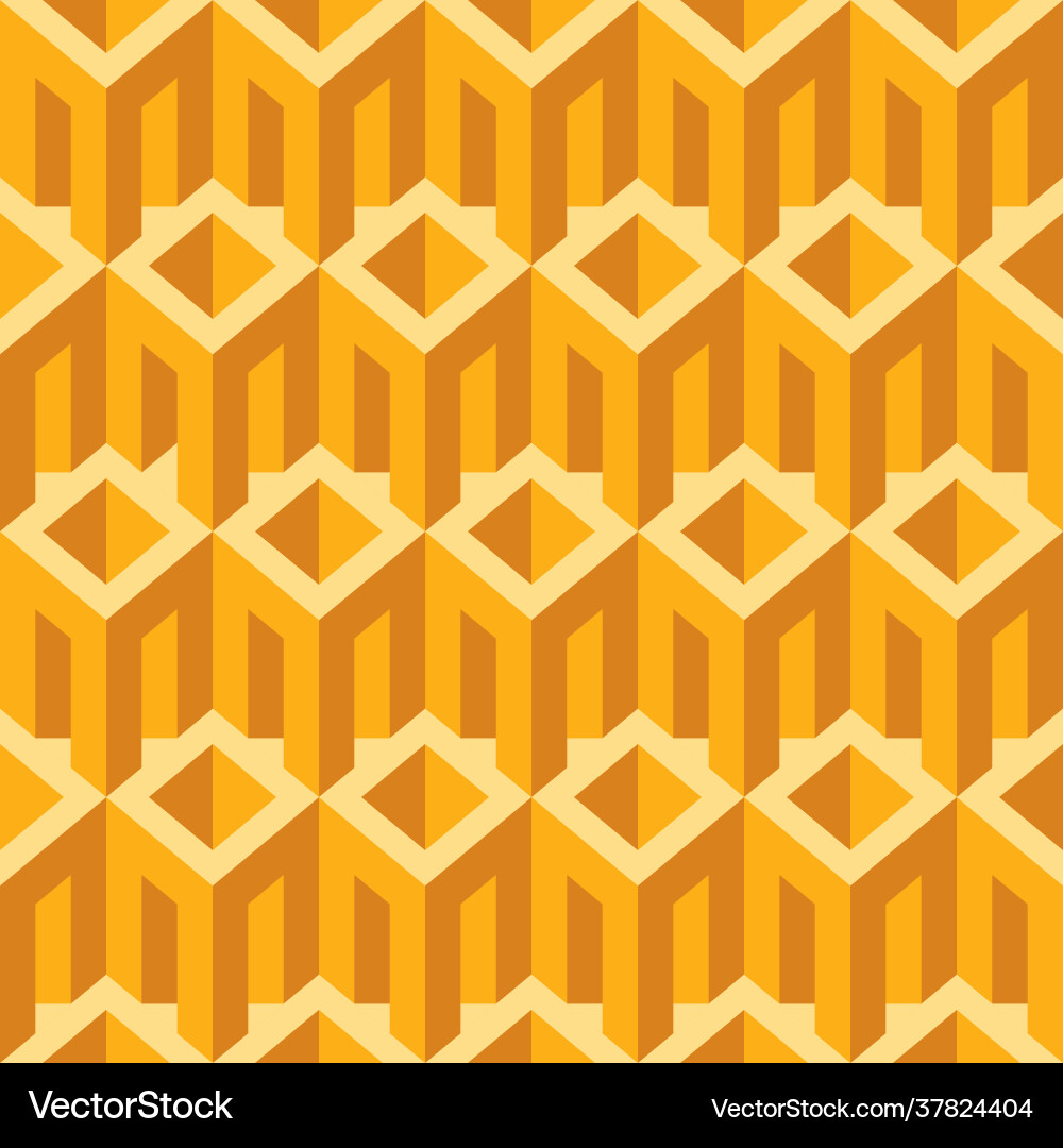 Geometric seamless pattern with simple 3d elements Geometric seamless pattern with simple 3d elements vector image