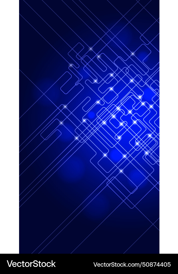 Digital data flow background big technology Digital data flow background big technology vector image