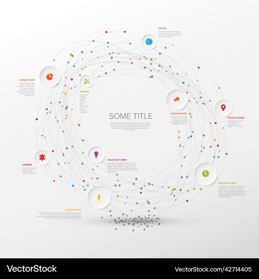 Multipurpose infographic template with elements Multipurpose infographic template with elements vector image