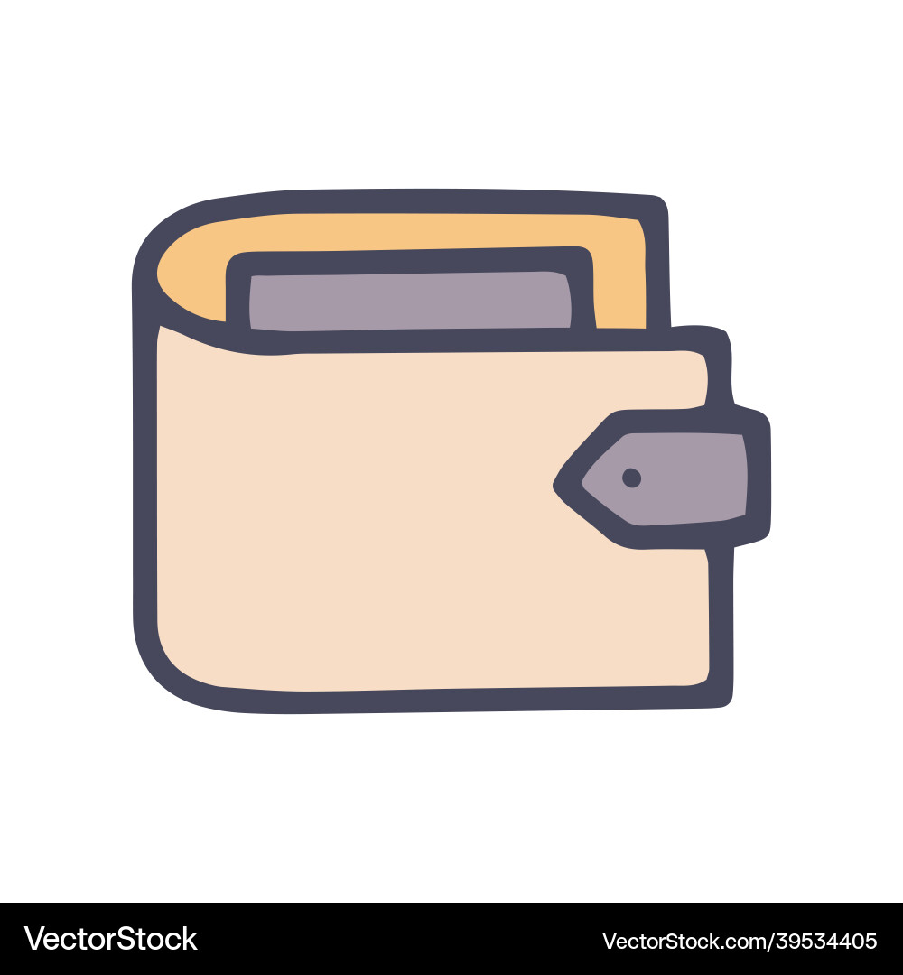 Wandfarbe doodle einfache Icon Design Vektorbild