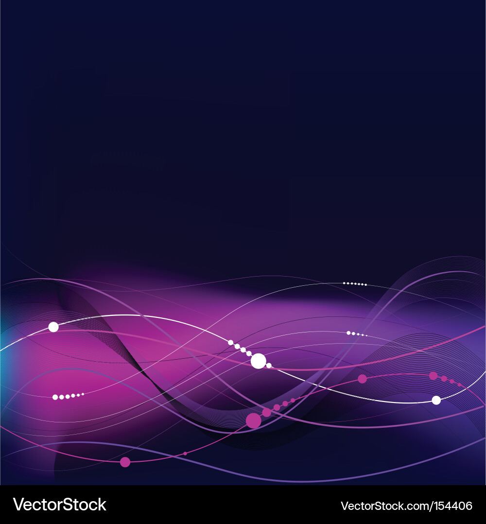 Futuristic Wave Pattern vector image