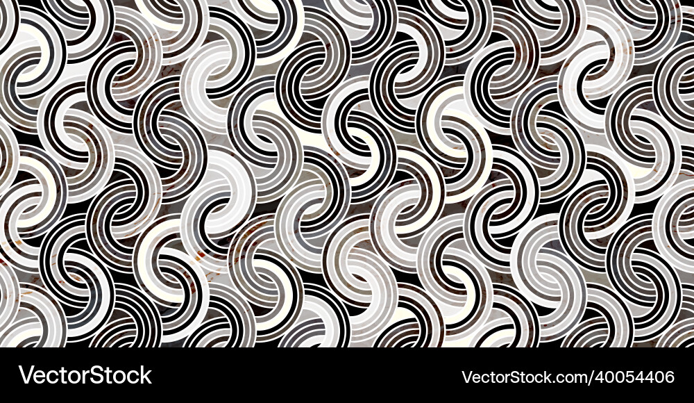 Geometric background gray with circle overlapping Vector Image