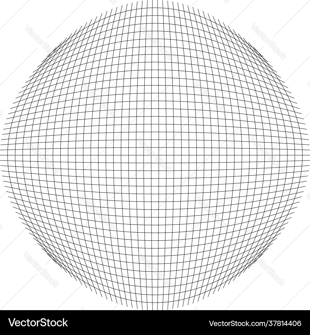 Grid mesh lattice grating with distort deform Grid mesh lattice grating with distort deform vector image