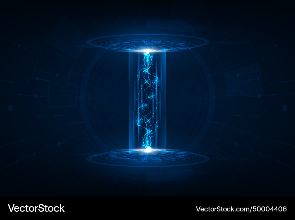 Hi-tech computer digital technology communication Vector Image