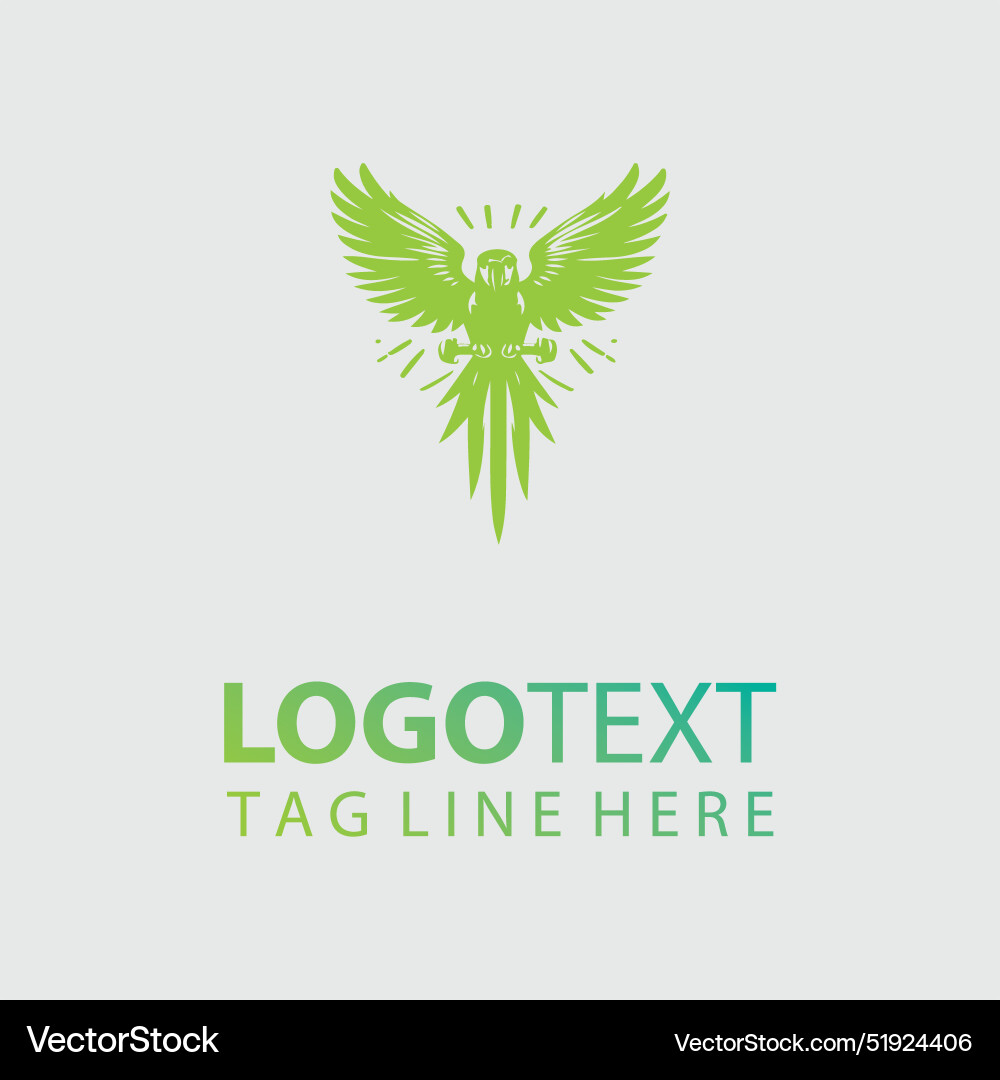 Parrot logo Royalty Free Vector Image - VectorStock