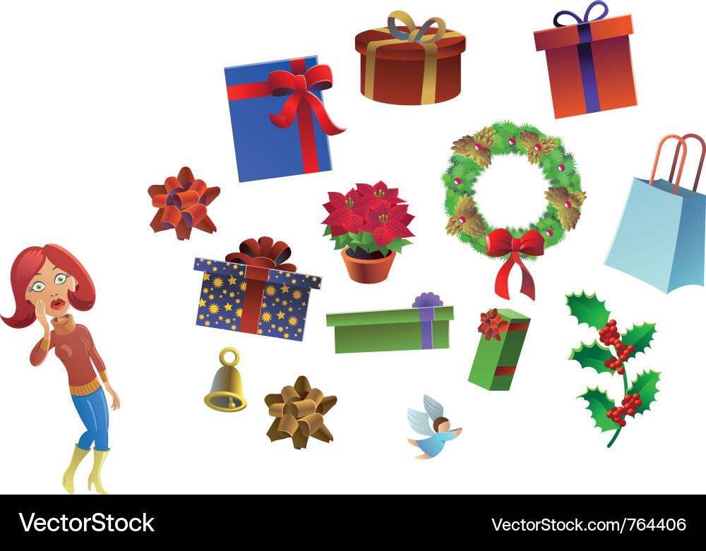 Presents Vector Image