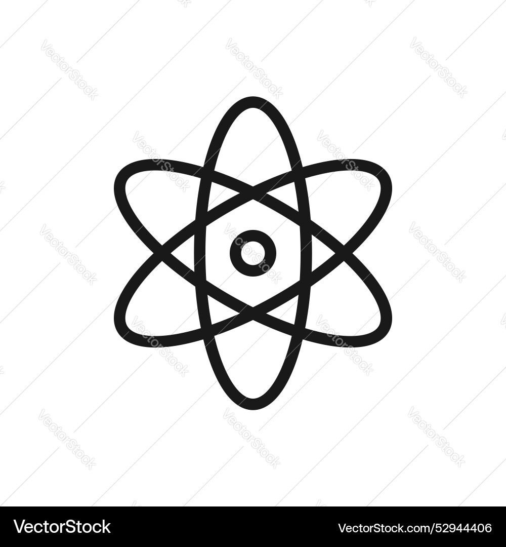 React icon vector image
