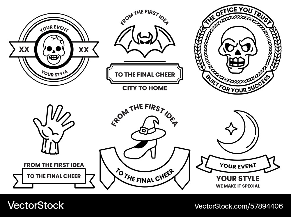 Set of in party and event concepts line Set of in party and event concepts line Vector Image
