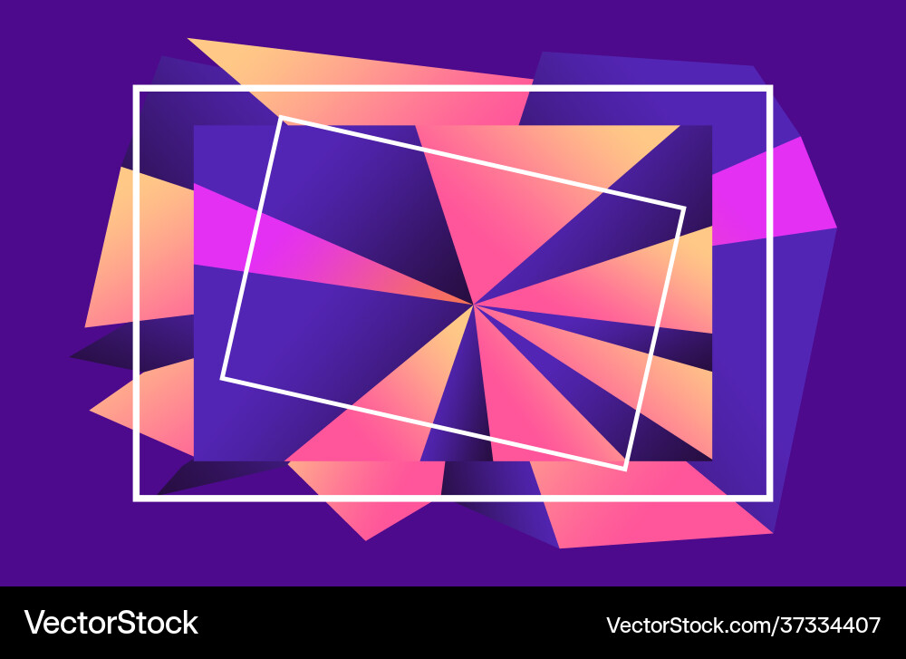 Abstract Geometric Gradient Background vector image