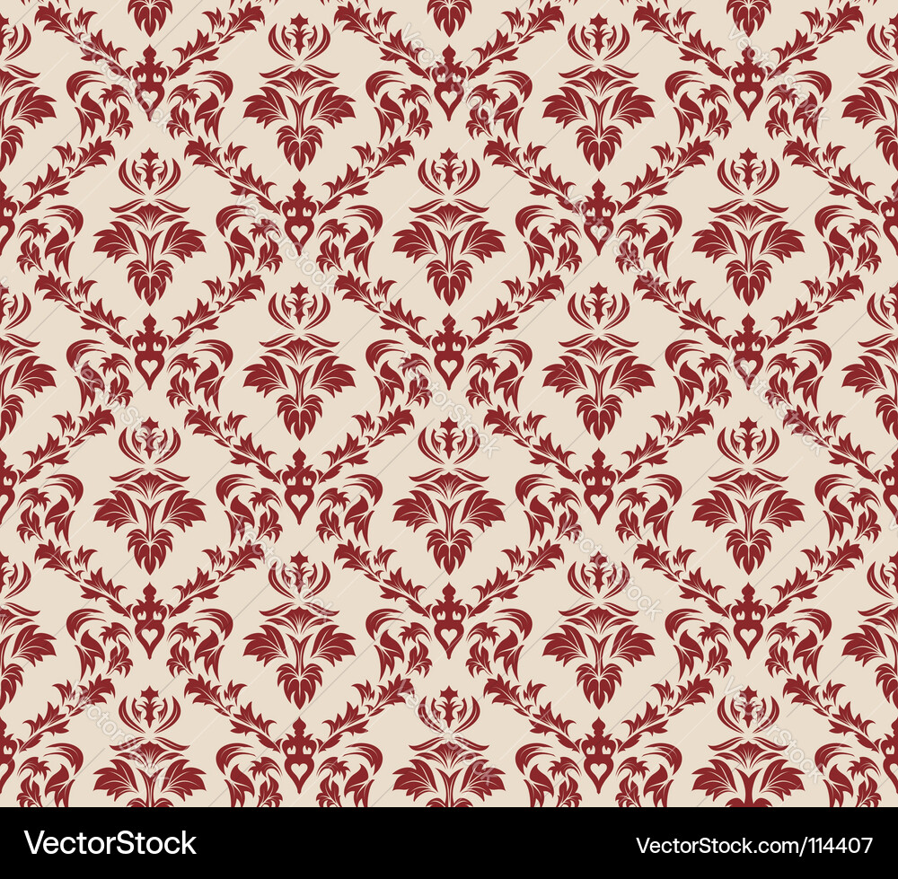 Damask pattern Vector Image