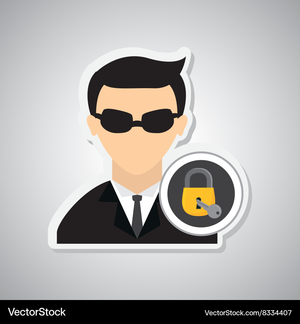 Hacker icon design vector image