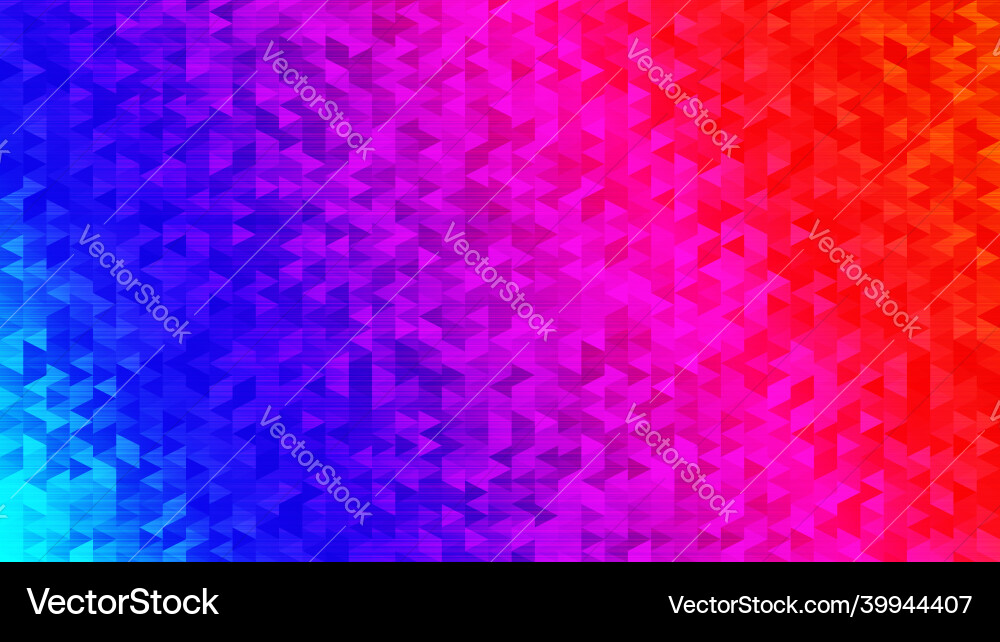 Mosaic cube pattern with 3d graphic noise effect vector image