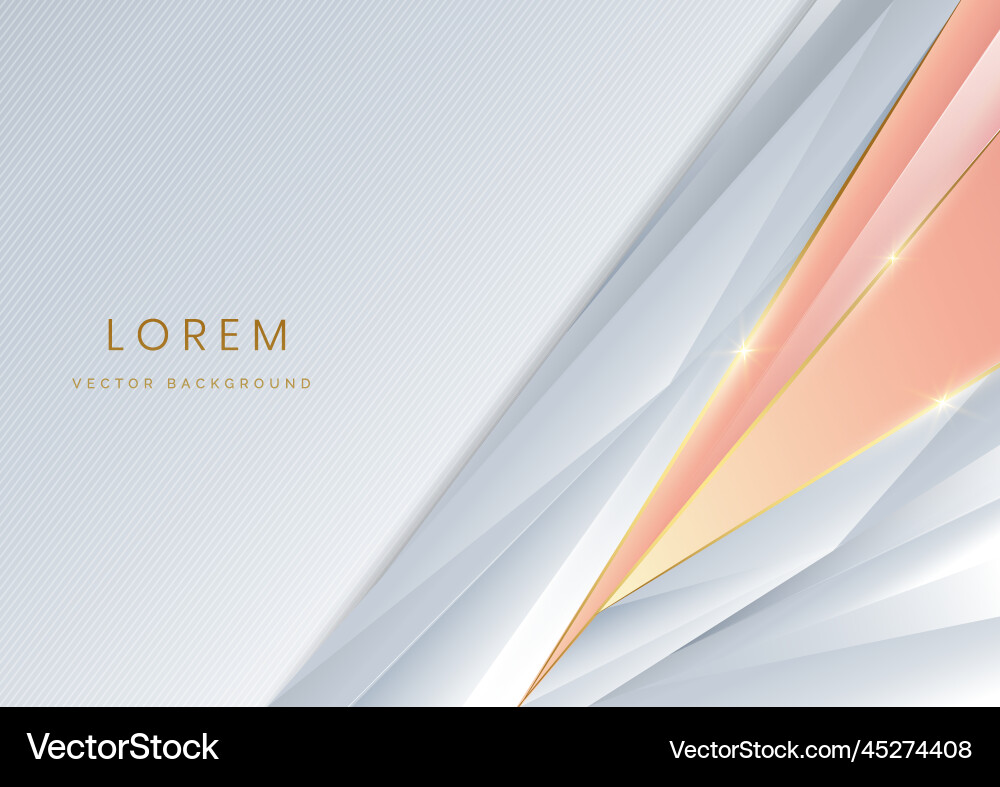 Abstract template triangle gray and soft pink Abstract template triangle gray and soft pink vector image