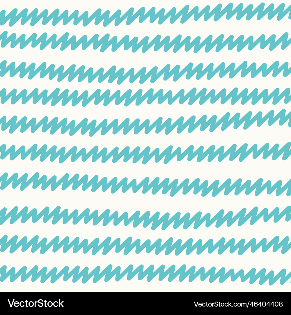 Abstract zigzag scribble style pattern background vector image