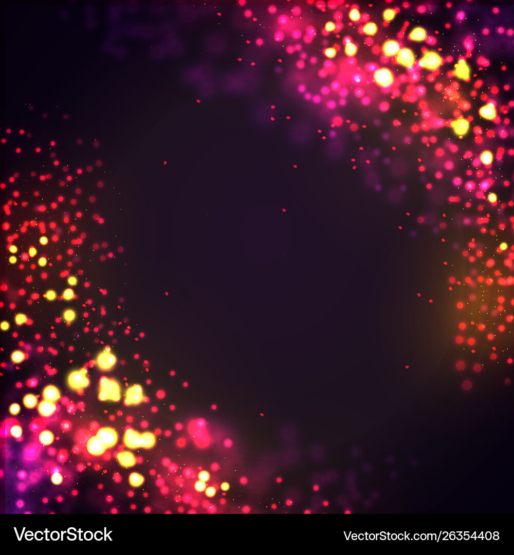 Bokeh lights background Royalty Free Vector Image