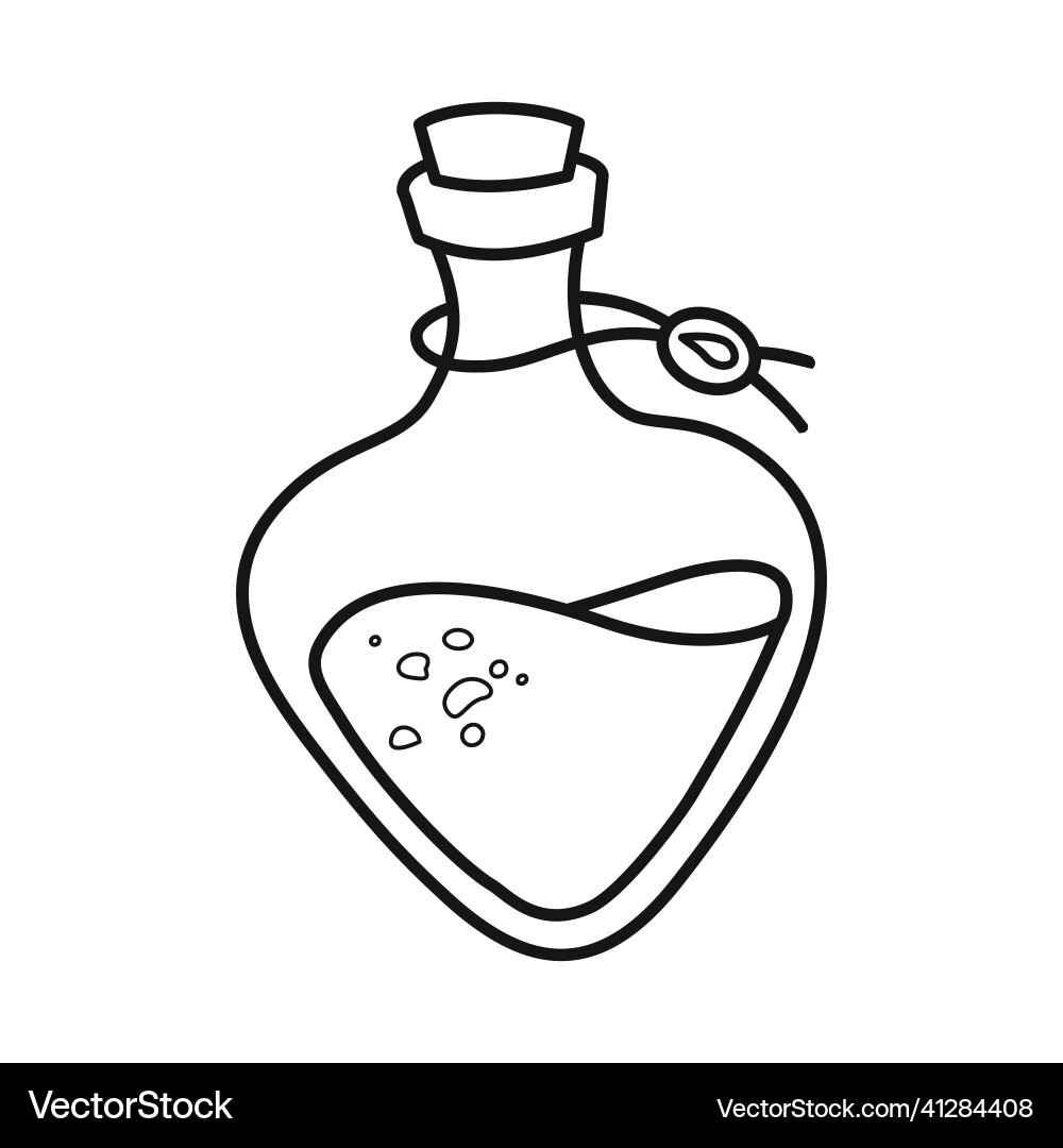 Design of potion and elixir logo web Design of potion and elixir logo web vector image