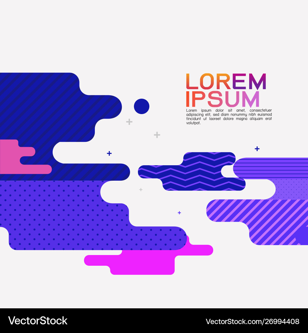 Dynamic Abstract Geometric Background vector image
