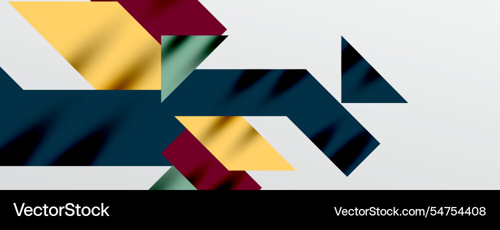 Minimal composition abstract lines and triangles Vector Image