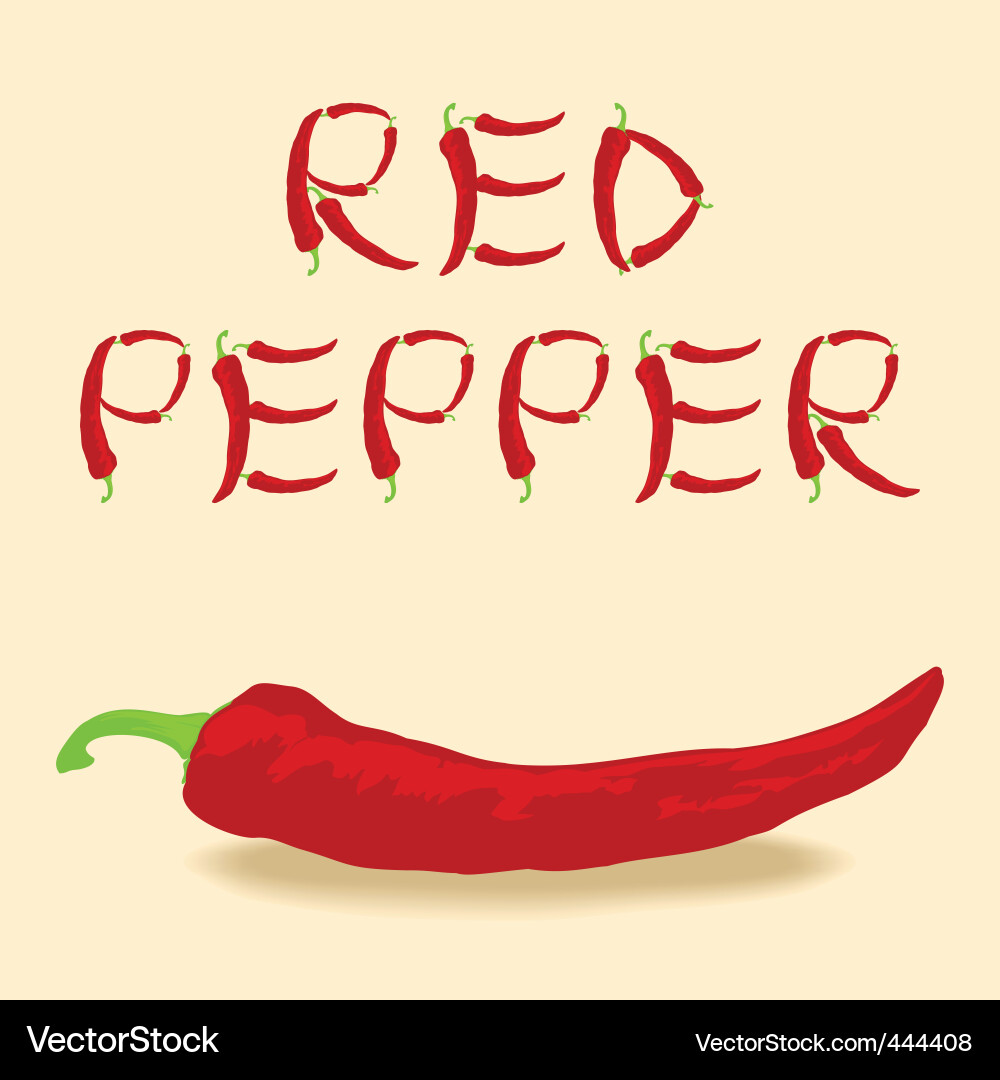 Pepper Vector Image